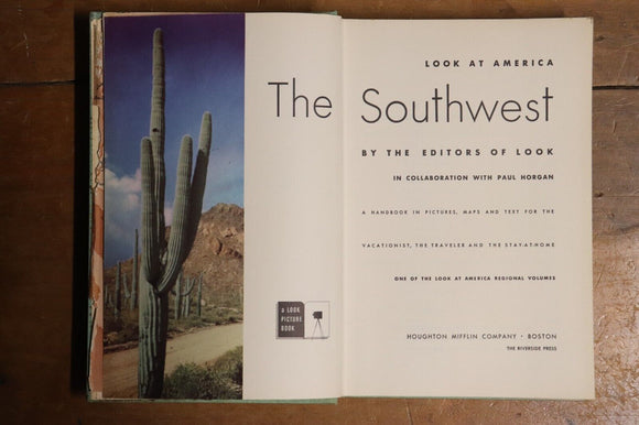 1947 Look at America: The Southwest 1st Edition Vintage American History Book