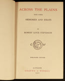 1910 2vol Prince Otto & Across Plains by R.L. Stevenson Antique Literature Books-7
