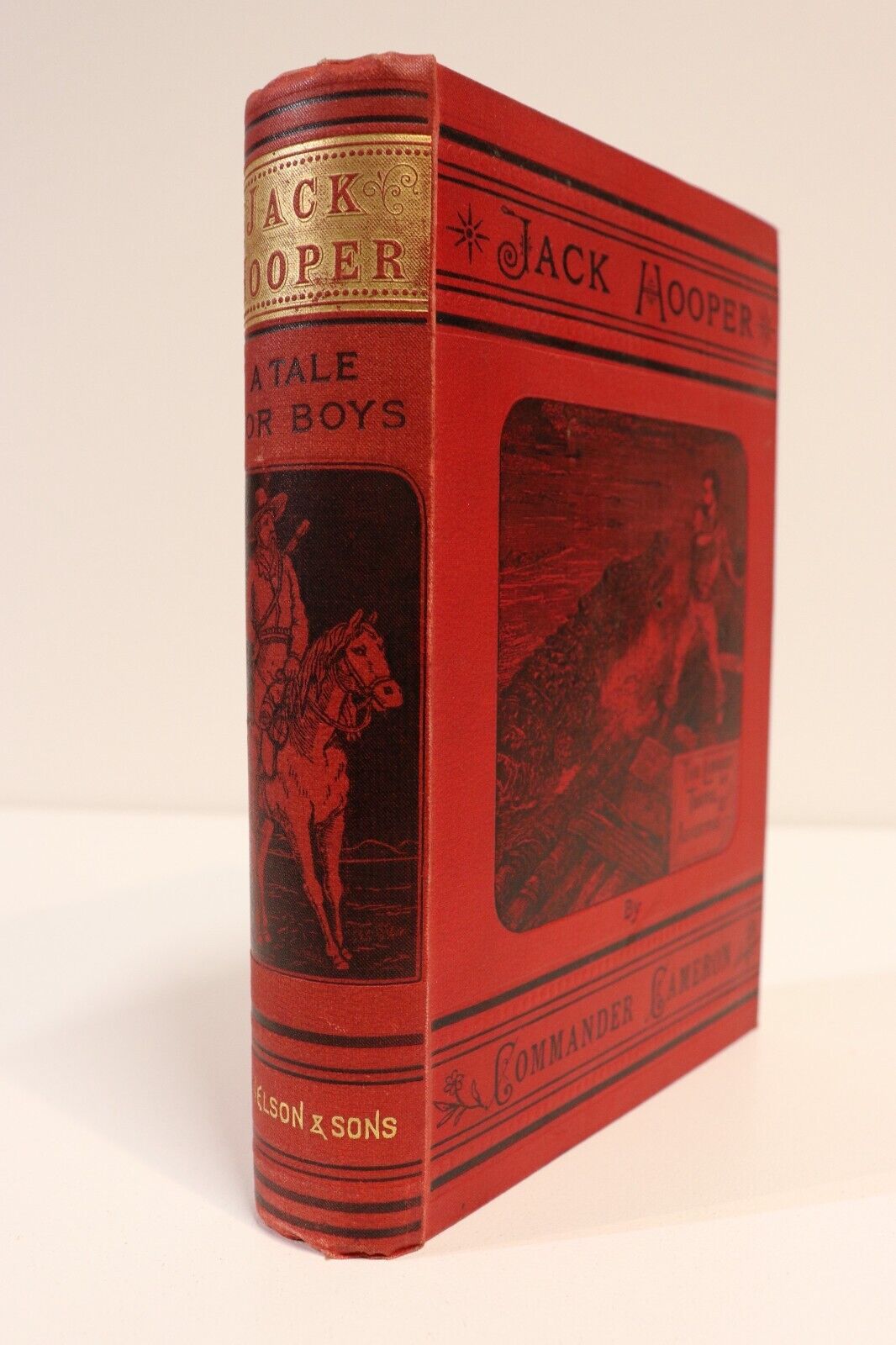 1894 Jack Hooper Adventures At Sea & South Africa Antiquarian Adventure Book