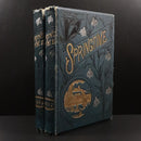 1887 2vol Springtime: Magazine For Young Men & Maidens Antique Literature Books-1