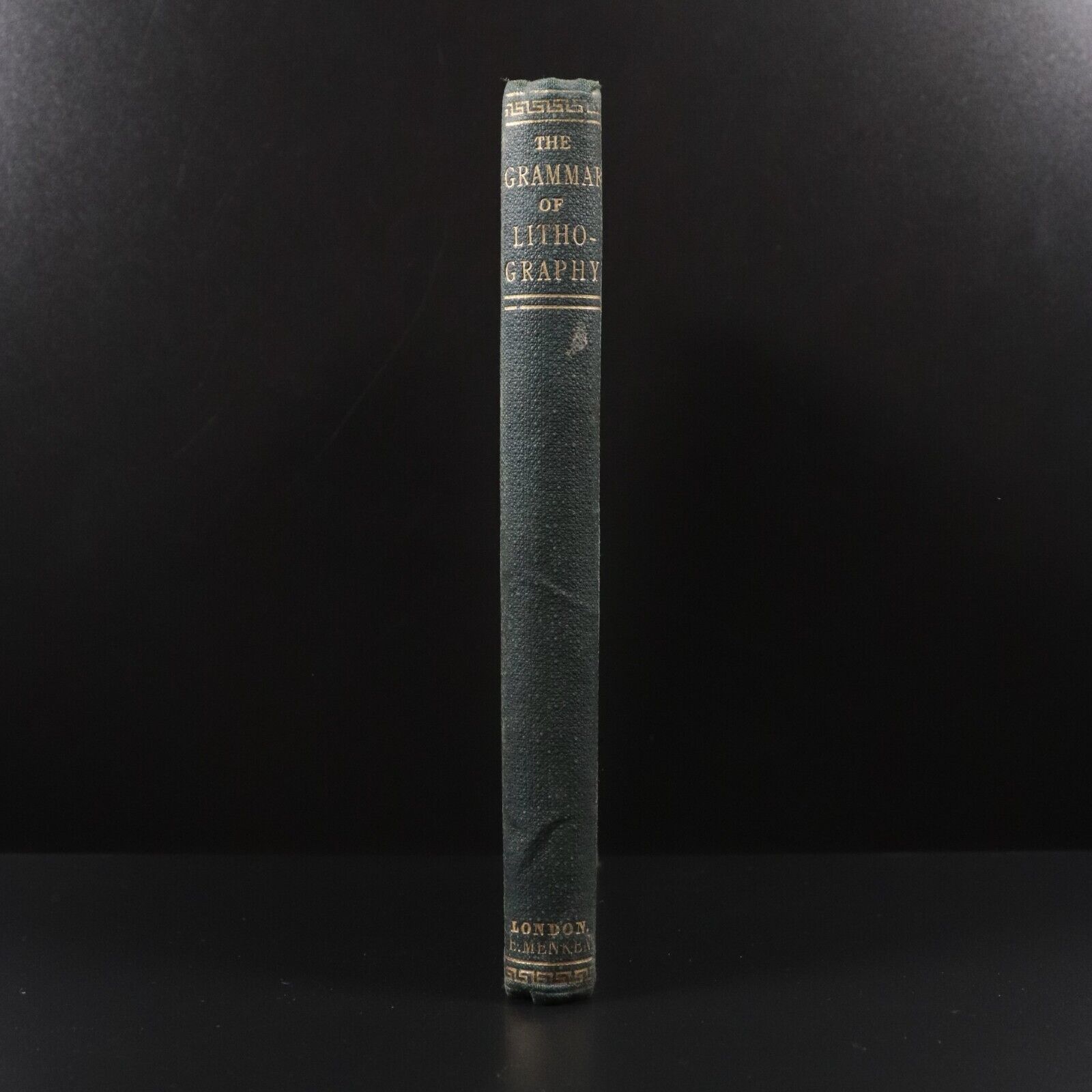 c1895 The Grammar Of Lithography by W.D. Richmond Antique Printing History Book