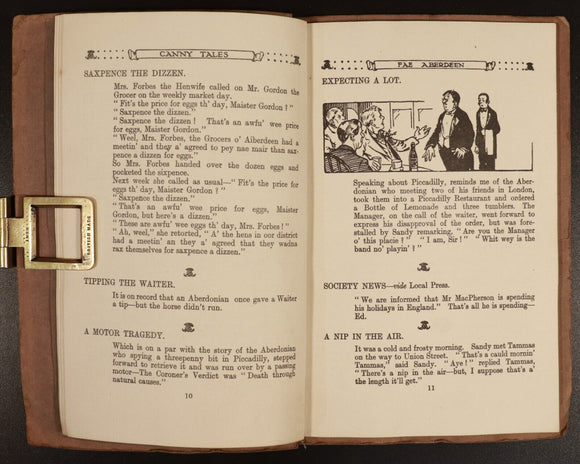 1926 Canny Tales Fae Aberdeen by Allan Junior Antique Scottish Fiction Book