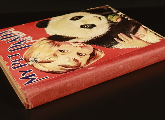c1950 My Pet Panda Antique British Illustrated Childrens Book Birn Brothers Ltd