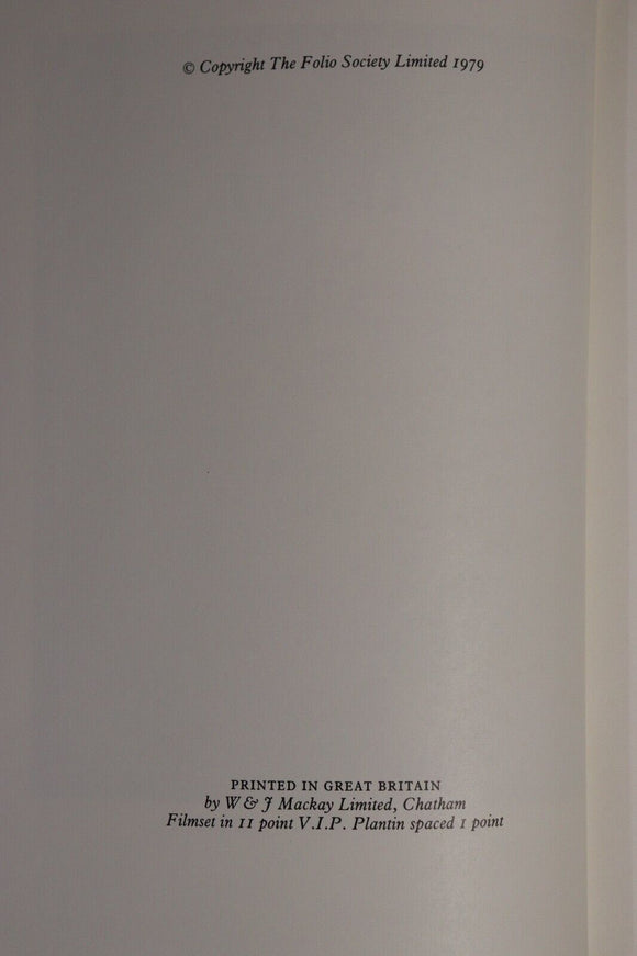 1980 A Man Of Singular Virtue: Sir Thomas More Folio Society History Book