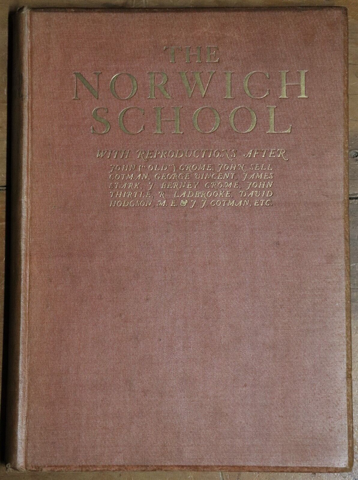 1920 The Norwich School by HM Cundall Antique British Art Reference Book