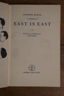 1958 East Is East by George Mikes Western vs Eastern Cultures History Book-3