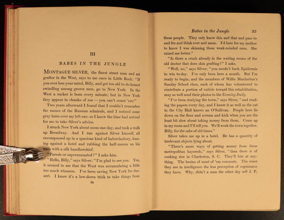 1910 Strictly Business by O. Henry 1st Edition Antique American Fiction Book