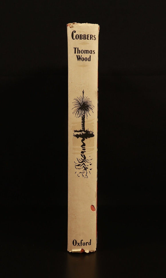 1936 Cobbers by Thomas Wood Antique Australian History Book England To Tasmania