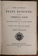 1878 The National Ready Reckoner Antique British Financial Reference Book-2