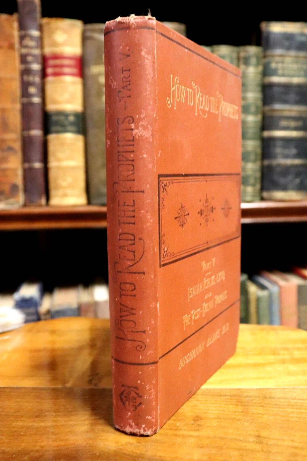 1895 How To Read The Prophets: Isaiah by Buchanan Blake Antique Theology Book - 0