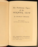 1912 The Pickwick Club by Charles Dickens Antique Fiction Book Gresham V2-6