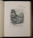 c1888 Song Of The Brook by Alfred Tennyson Antique Illustrated Poetry Book-6