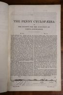 1843 The Penny Cyclopaedia Vol. 27 Antique British Reference History Book-4
