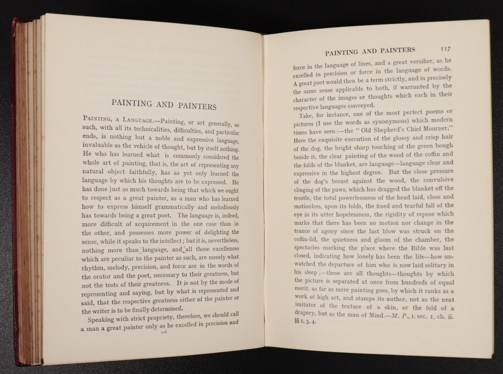 1907 Selections From The Writings Of John Ruskin Antique Art History Book