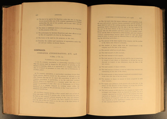 1912 Auditing Manual For Auditors by LR Dicksee Antique Financial Reference Book