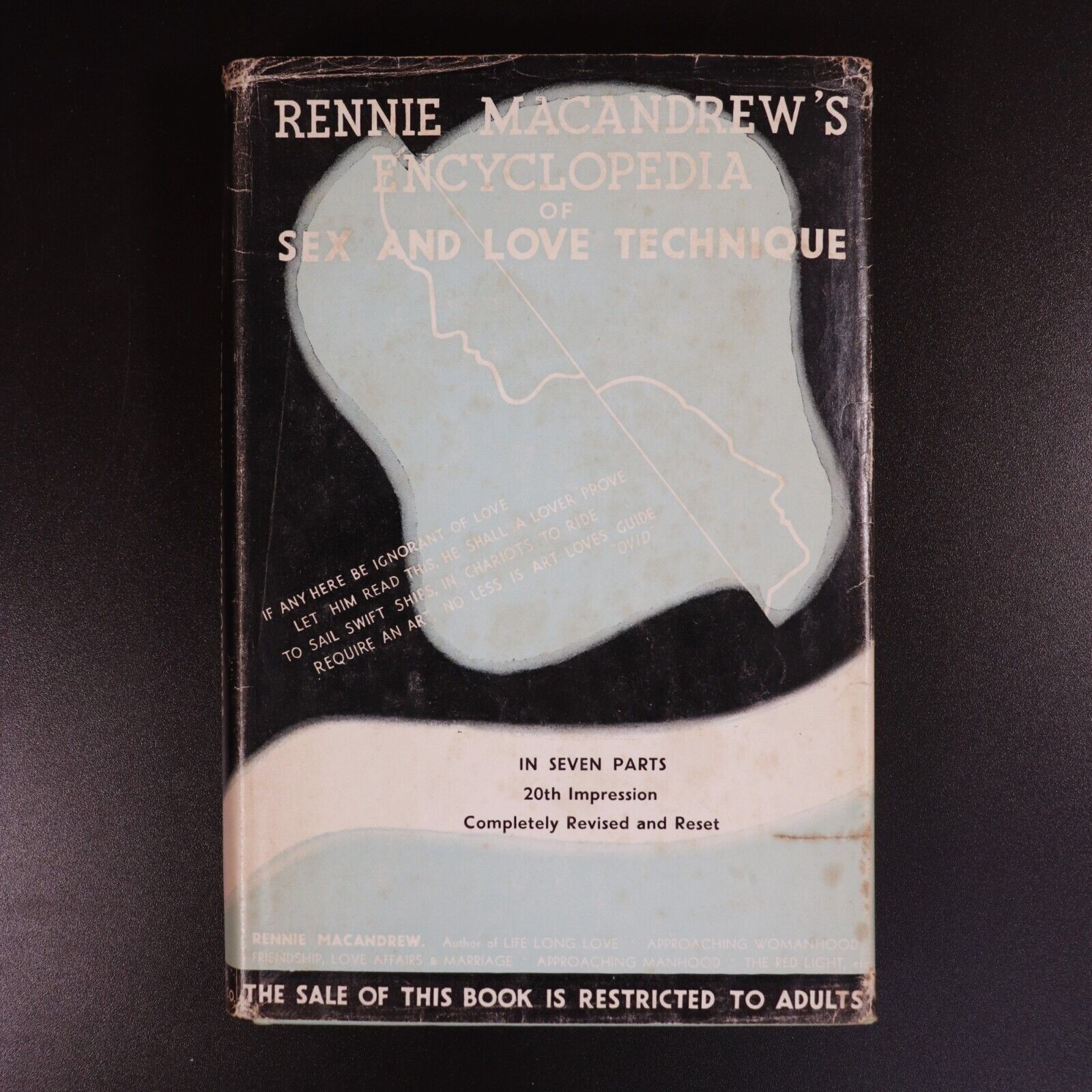 1967 Sex & Love Technique by Rennie Macandrew Sex Psychology Reference Book