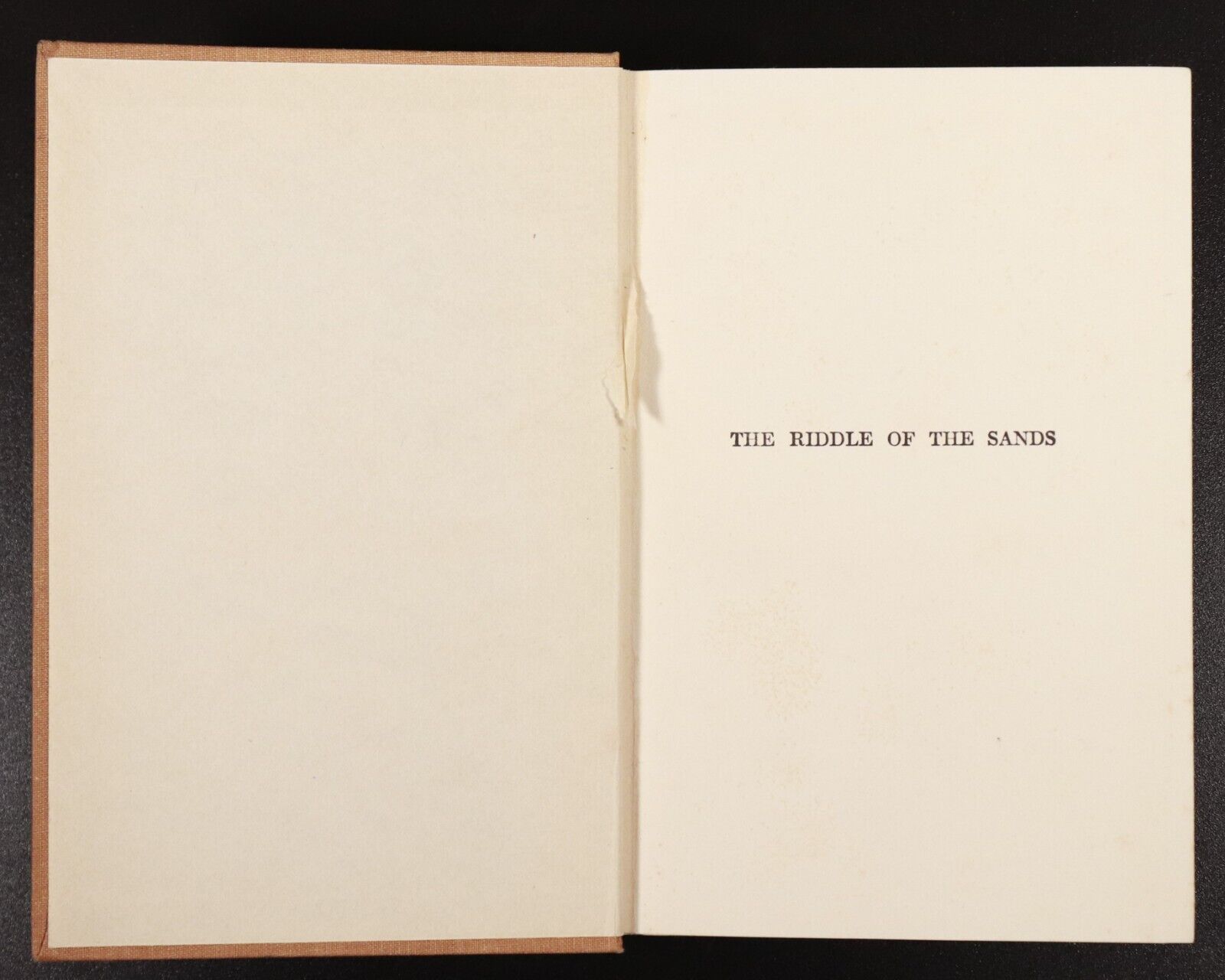 1941 The Riddle Of The Sands by Erskine Childers Antique Military History Book