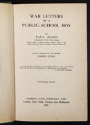 1918 War Letters Of A Public School Boy by Paul Jones Military History Book 1st-3