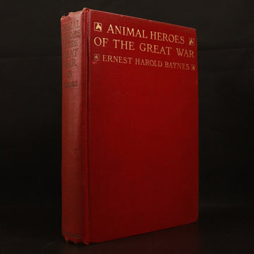 1927 Animal Heroes Of The Great War WW1 Military History Book by E.H. Baynes