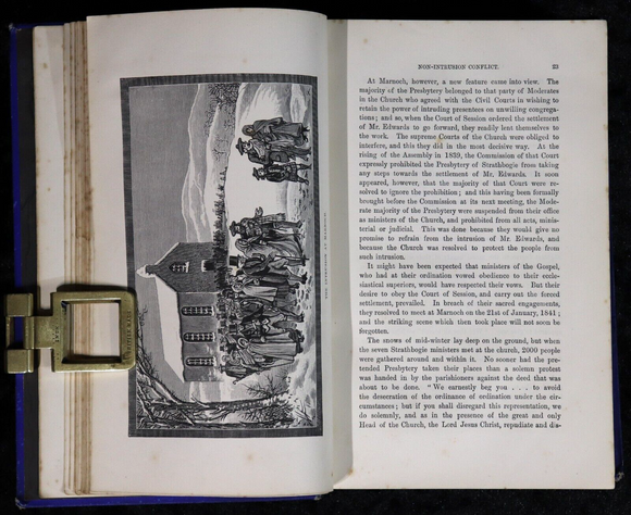 1892 Annals Of The Disruption by Rev. T. Brown Antique Scottish History Book