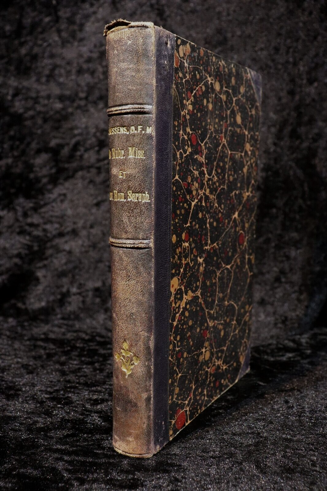 1907 Tractatus De Rubricis Missalis Romano Seraphici Antique Theology Book