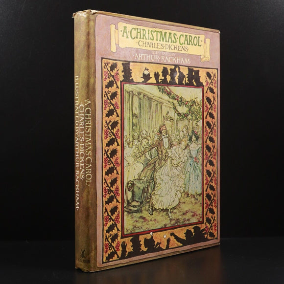 1974 A Christmas Carol: Charles Dickens Vintage Fiction Book Arthur Rackham