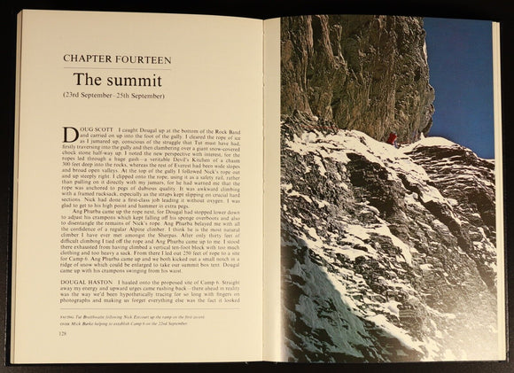 1976 Everest: The Hard Way by Chris Bonington Illustrated Mountaineering Book
