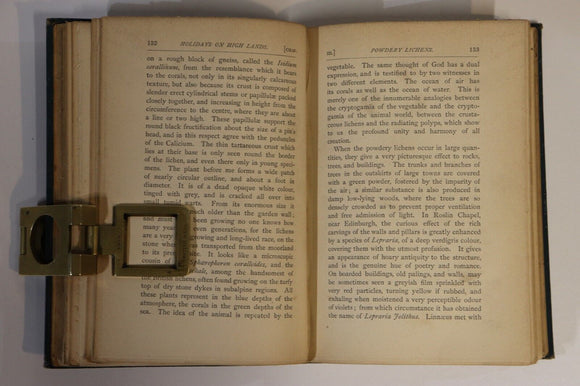1873 Holidays On High Lands Search Of Alpine Plants Antique Natural History Book
