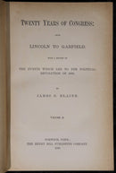 1884 2vol Twenty Years Of Congress by J.G. Blaine Antique American History Books-11