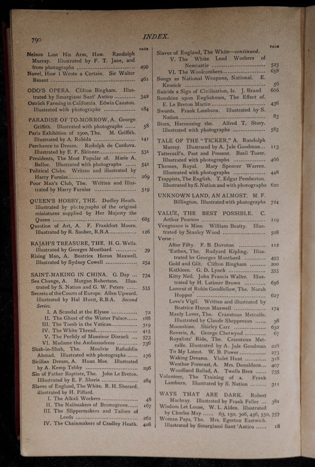 1896 Pearson's Magazine: Rudyard Kipling Antique British Literature Book