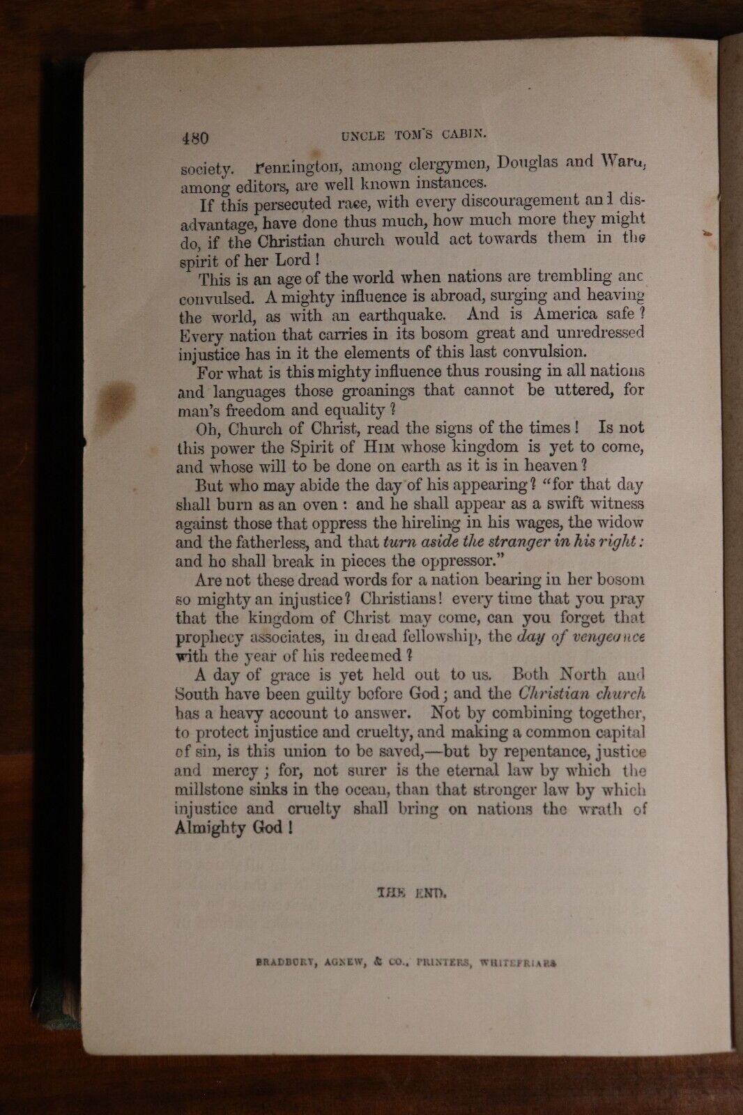 1853 Uncle Tom's Cabin by Harriet Beecher Stowe Antiquarian Fiction Book