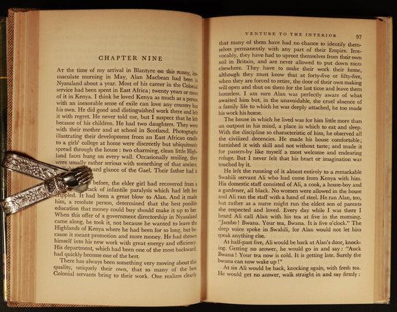 1954 Venture To The Interior by Laurens Van Der Post Adventure Fiction Book