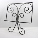 Steel Book Stand Book Holder - Black 40cm x 38cm - Recipe Book Stand-1