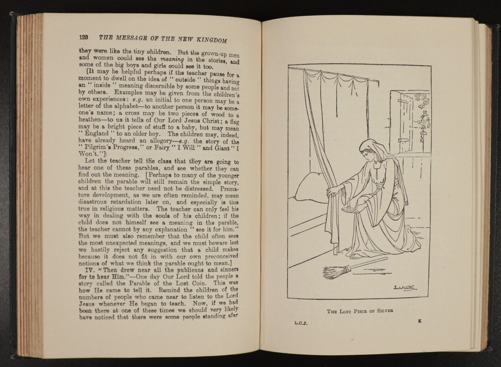 c1915 Lessons On The Life Of Jesus Christ by Hetty Lee Antique Religious Book