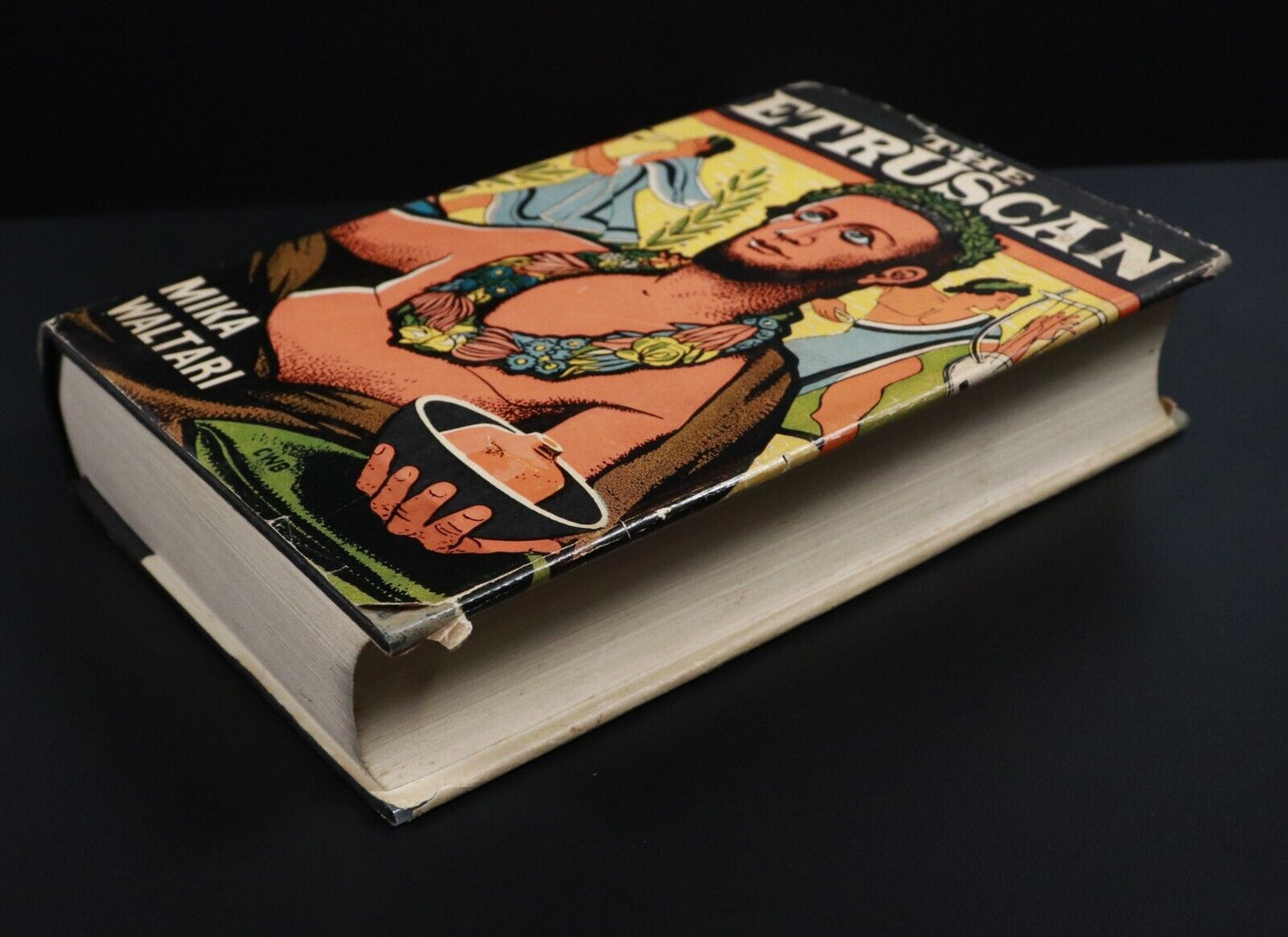 1957 The Etruscan by Mika Waltari Vintage Finnish Fiction Book Dustjacket