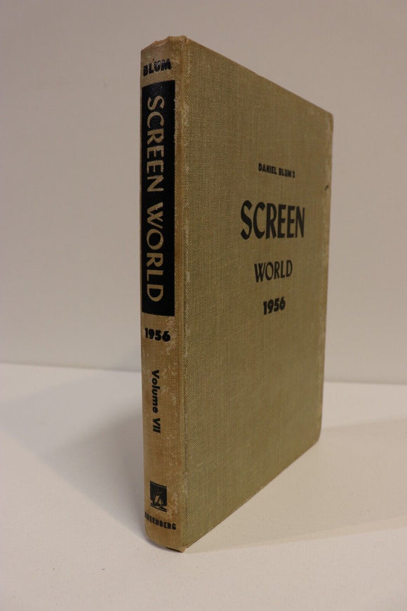 1956 Daniel Blum's Screen World Vintage Film & Cinema History Book