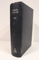 1867 The Annual Register For The Year 1866 Antique British World History Book-1