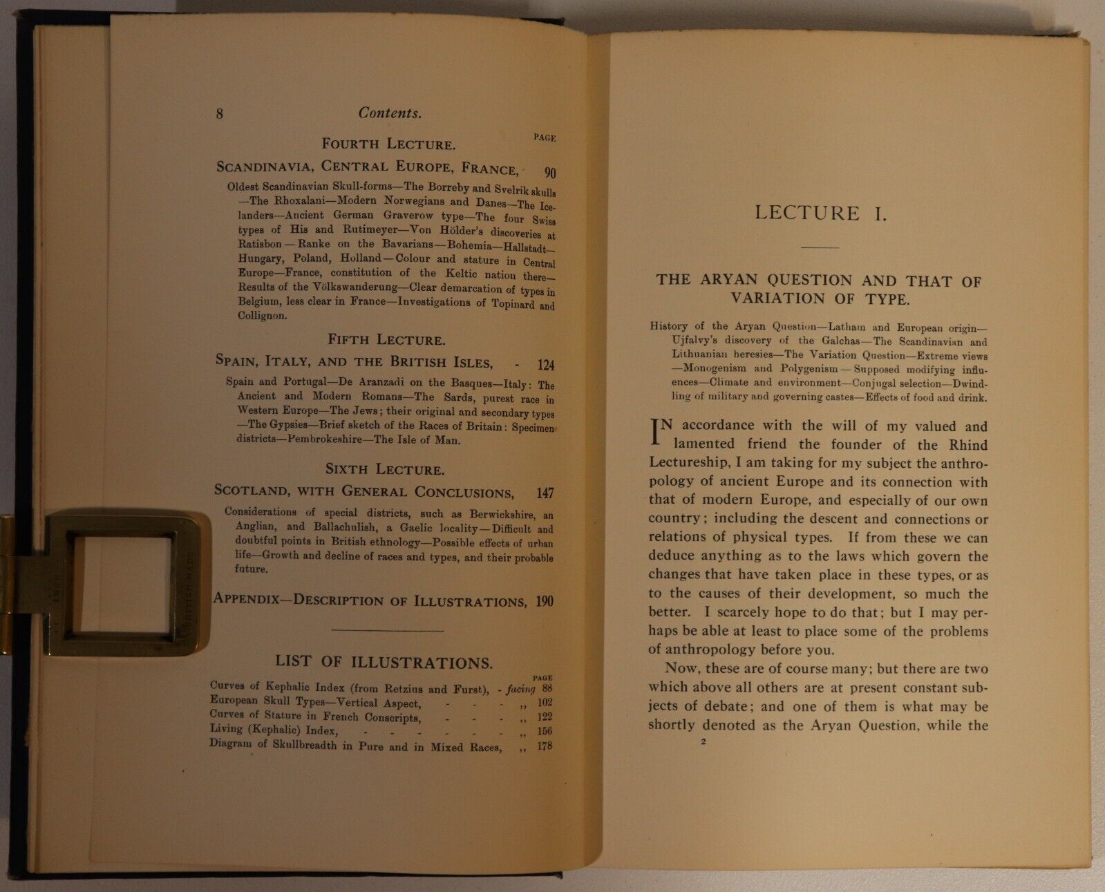 1912 The Anthropological History Of Europe Antique Science History Book