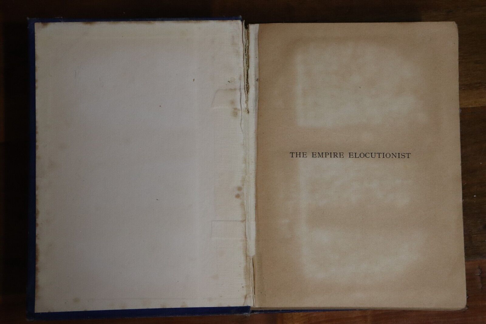 c1905 The Empire Elocutionist by A.L. Haydon Antique English Language Book