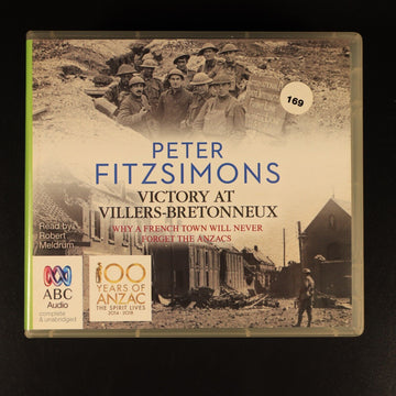 Victory At Villers-Bretonneux Fitzsimons Military History Book Audio CD Bolinda