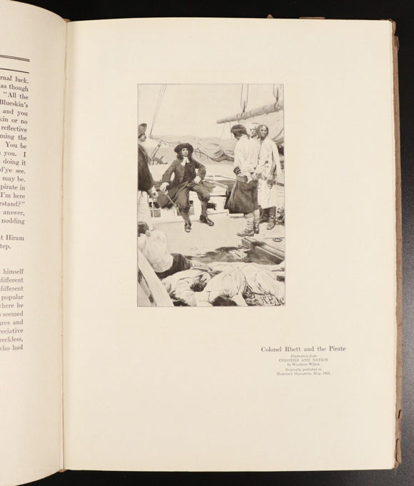 1921 Howard Pyle's Book Of Pirates Antique Childrens Book 1st Ed W/Dust Jacket