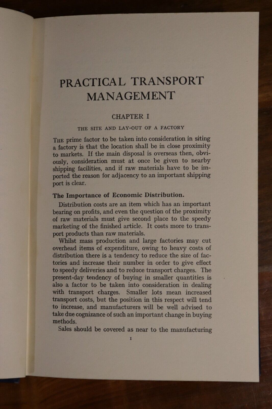 1930 Practical Transport Management by Andrew Hastie Antique Civic Planning Book