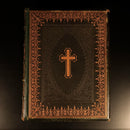 1865 The Pictorial Catholic Bible by Rev Dr Cullen Antiquarian Leather Bible-4