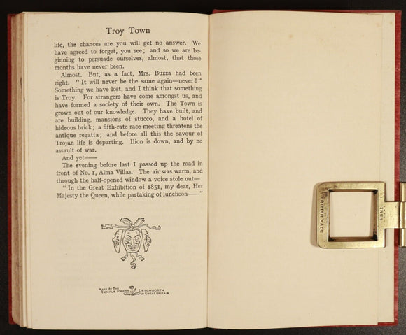1934 Astonishing History Of Troy Town by A.T. Quiller-Couch British Fiction Book