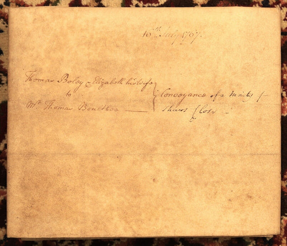 1767 Indenture Conveyance English Legal Document Manuscript Vellum Lease
