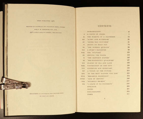 1960 Founder Of A City by Geoffrey Dutton South Australian Adelaide History Book