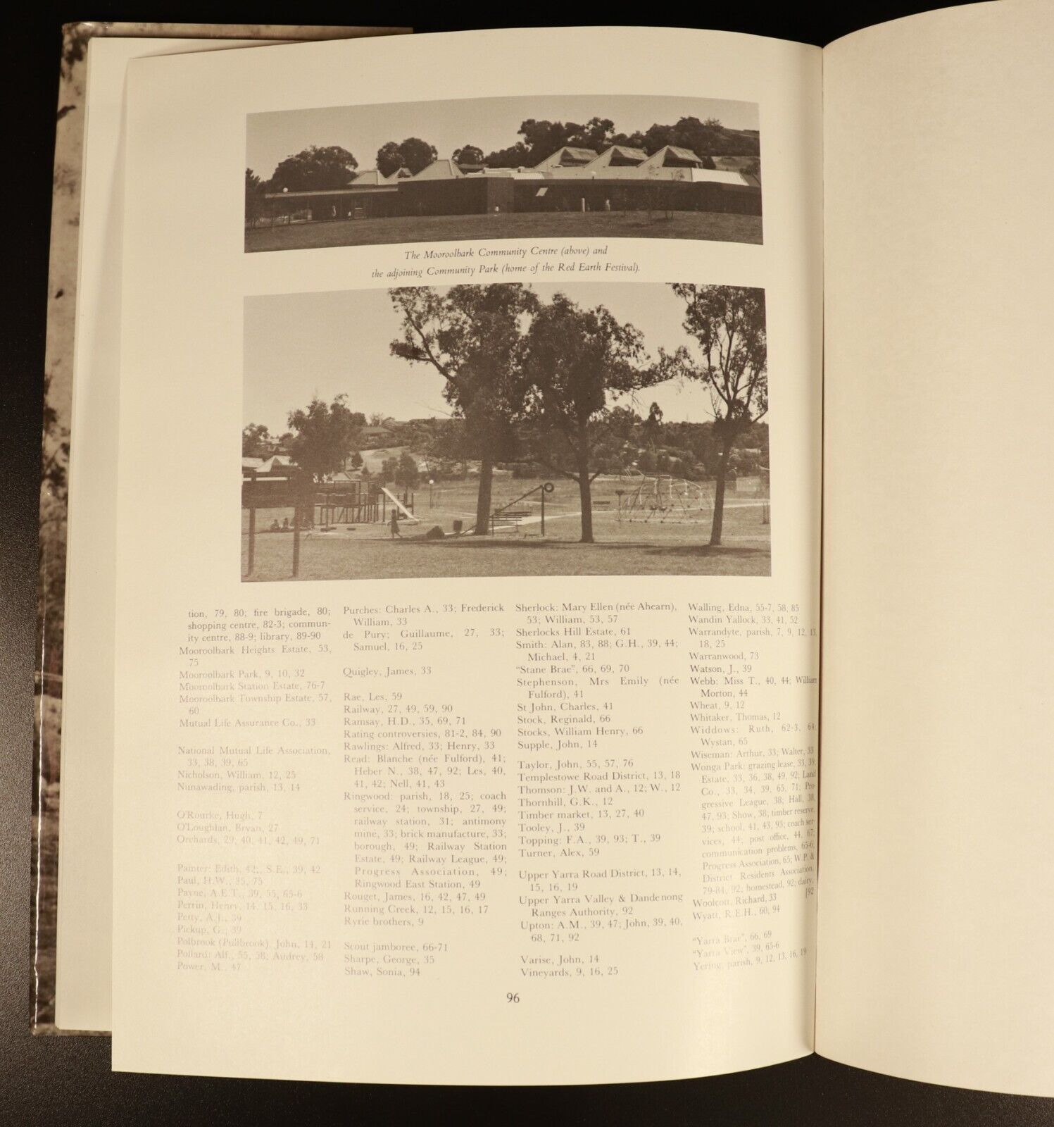 1984 Border Country Mooroolbark & Wonga Park Melbourne Local History Book