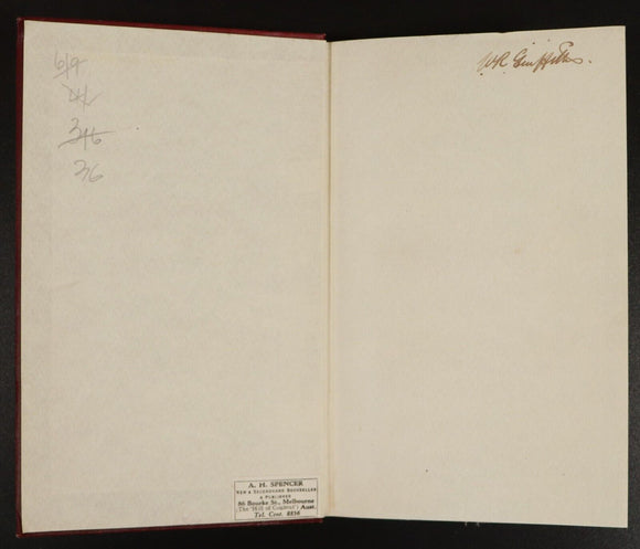 1925 The Well Beloved Sketch Of A Temperament Thomas Hardy Antique Fiction Book