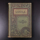 1885 Lucile by Owen Meredith Lord Lytton Antique British Fiction Literature Book-11