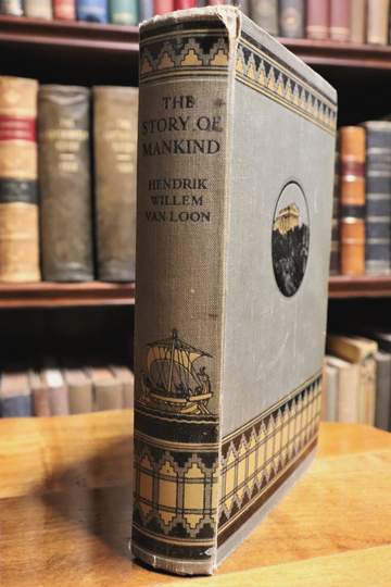 1934 The Story Of Mankind by H Van Loon Antique World History Reference Book